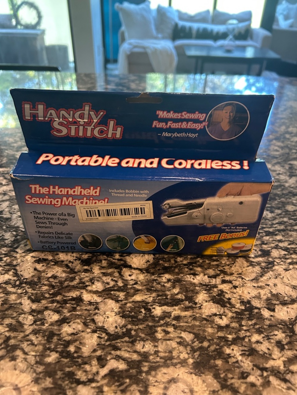 Portable Handheld Sewing Machine - Blue